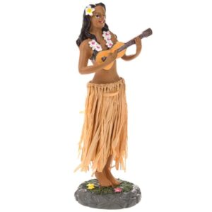 Hawaiian Hula dashboard doll