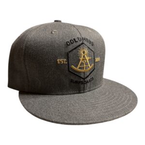 Columbus trucker hat snap back grey