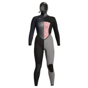 6/5 Womens Infiniti Hooded Wetsuit Black