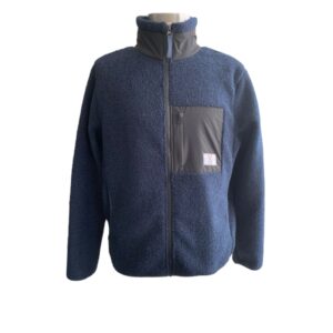 Columbus Sherpa Fleece -Navy, 100% recycled