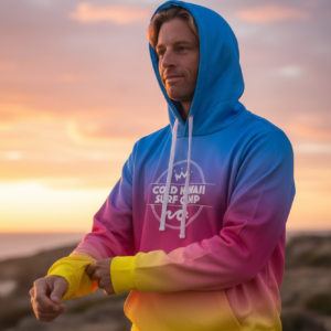 Cold Hawaii Surf Camp Rainbow Hooded sweat