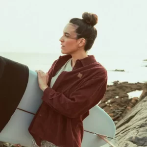 Oxbow Long-sleeve shirt CORD plum